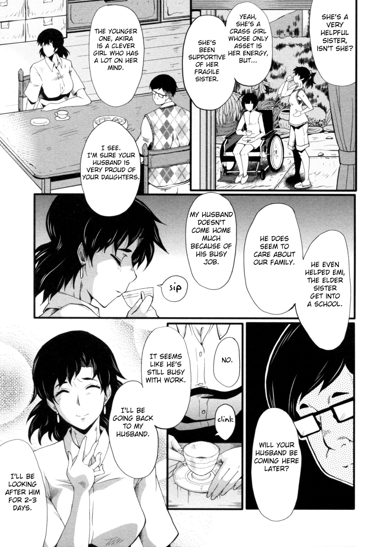 Hentai Manga Comic-The Mother and Daughter Fuckroom-Read-7